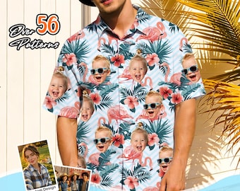 Personalized Hawaiian Shirt for Men | Custom Photo Shirt | Summer Outfit