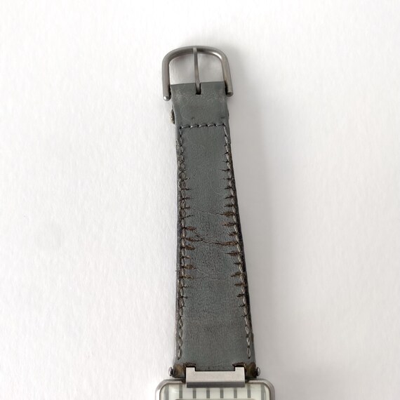 Montre Tissot Vintage Ana-Digi D 372 Two Timer – Années 80 – Quartz – Acier Et Cuir