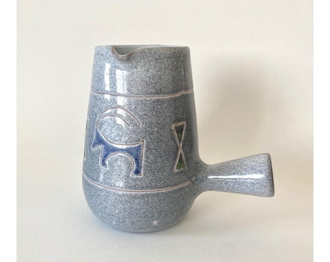Vintage Helré Vallauris Ceramic Pitcher – 1950s/1960s Modern Design