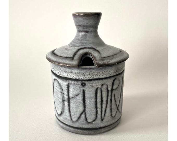 Jacques Pouchain, L’Atelier Dieulefit – Glazed Ceramic Olive Pot, 1960s