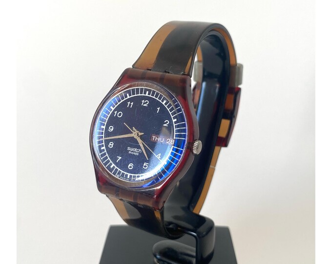 Swatch Men's Watch "Lie De Vin" GR704 - 2001 - Functional with New Battery