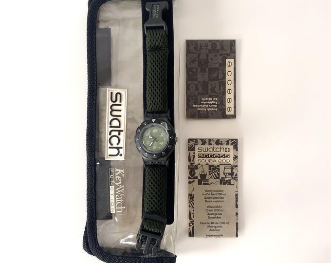 Swatch Access Scuba 200 SHG100 "Wax" Watch | Special Edition 2000 | New with Case and Papers