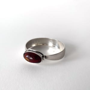 1970s Nils Erik From Denmark Sterling Silver Amber Bracelet – Modernist Scandinavian Design