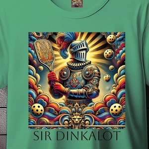Sir Dinkalot, camiseta engraçada de pickleball, amante de pickleball, presente de pickleball para ele, presente de pickleball para ela, camiseta de pickleball, camiseta exclusiva