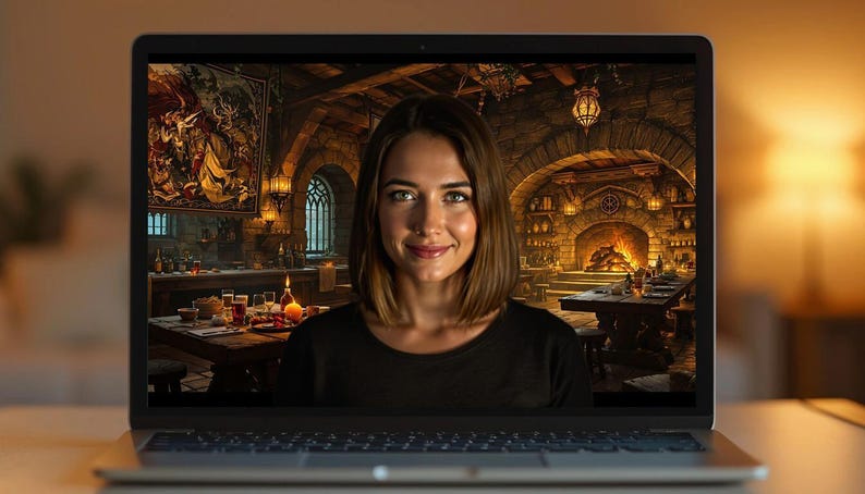 Virtual Background - D&D Role Playing Dungeon Tavern Backdrop for ...