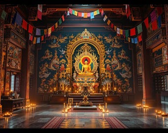 禅寺のZoom背景画像｜穏やかな仏教寺院で心穏やかなミーティングを
