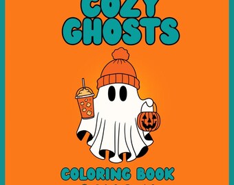 Cozy Ghosts Coloring Book - Printable Halloween Coloring Pages