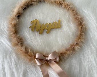 Personalized Feather Henna Tambourines with Name – kına nedime defi henna night favors