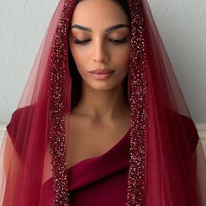 Henna Veil Hand-Beaded, Sash & Gloves Set – Luxurious, Sparkling Bridal Finery henna night favor