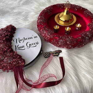 Custom Name Tambourine for Henna Night, Personalized Bridesmaid Gift, Tulle Wedding Favor, Bachelorette Party