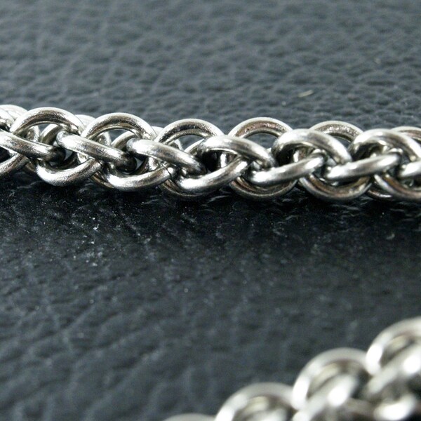 Titanium Jens Pind Linkage Chainmaille Anklet Large
