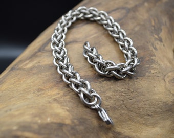 Stainless Steel Jens Pind Linkage Chainmaille Bracelet