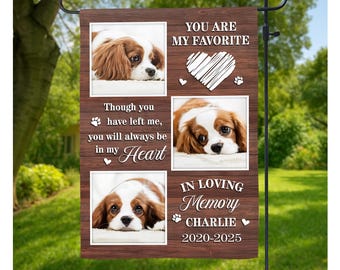 Bandera conmemorativa para jardín de mascotas, regalos personalizados con foto para mascotas, regalo conmemorativo para mascotas, bandera conmemorativa para perros y gatos, regalo para amantes de las mascotas, decoración de jardín para mascotas