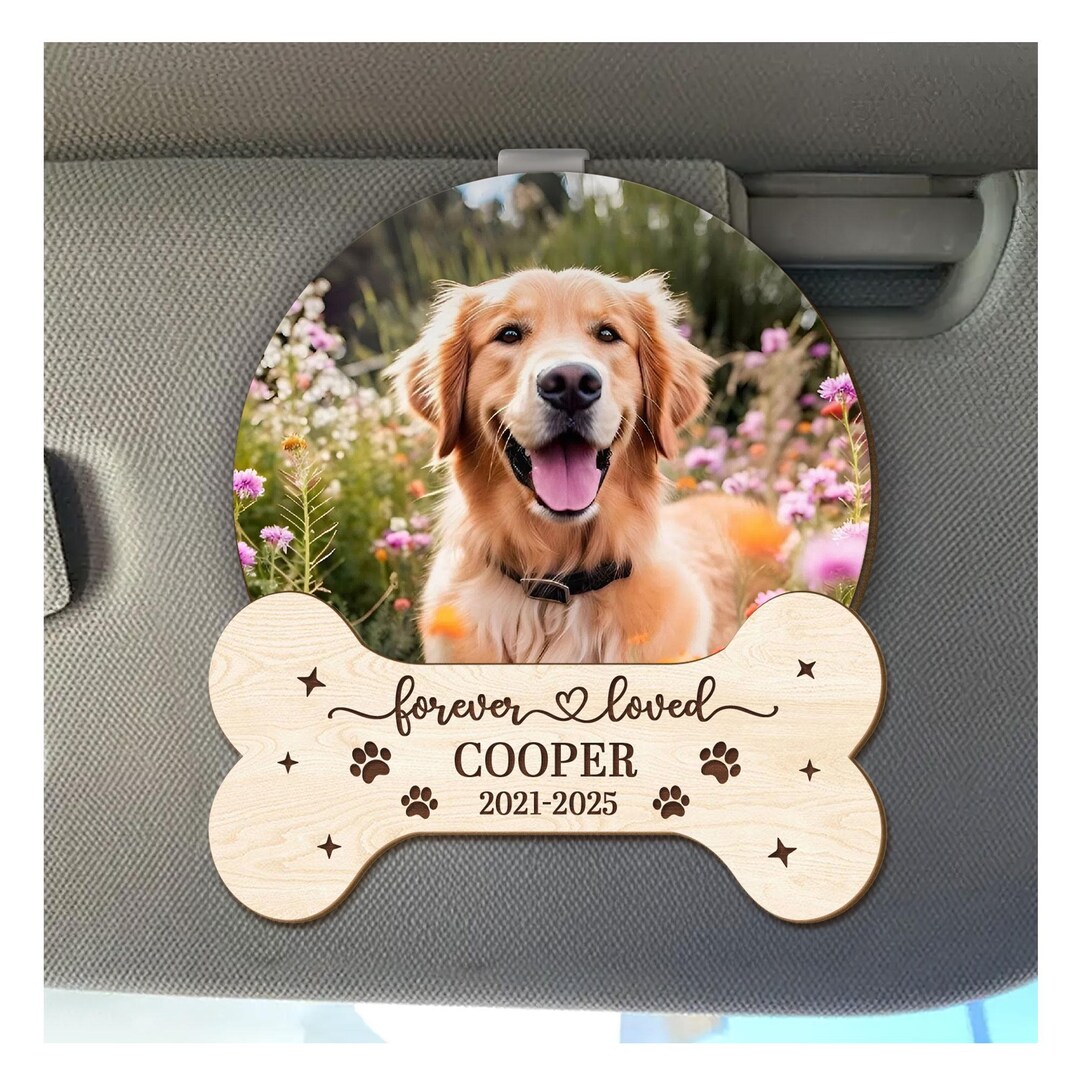 Dog Memorial Gifts for Loss of Dog - Custom Photo Pet Memorial Visor ...