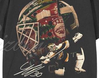 Jesper Wallstedt ヴィンテージ ビッグヘッドデザインシャツ コンフォートカラー 90年代、ホッケー選手 アイススケーターシャツデザイン