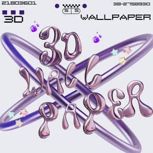3D Smartphone Wallpaper Pack, 3D Aesthetic Wallpaper for iPhone, Android, Smartphones