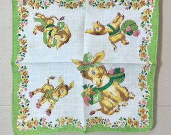 Vintage Children's Hankie / Kids Hankie / Children’s Handkerchief