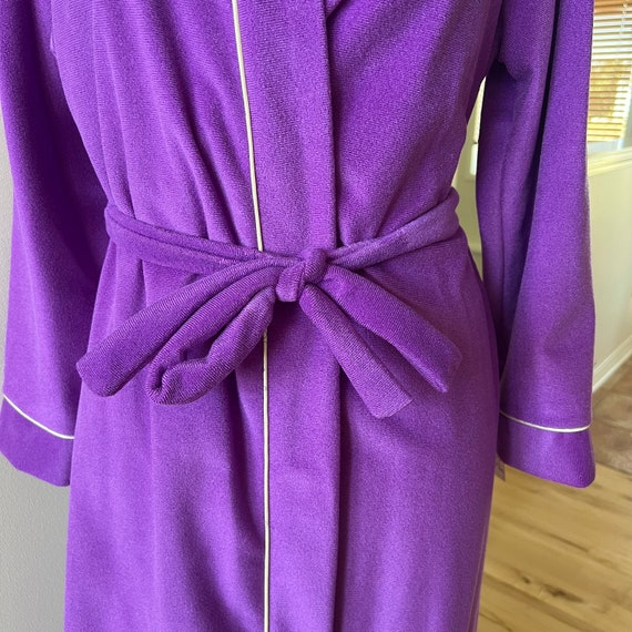 NOS Vintage Purple Robe by Sears / At Home Wear P… - image 5