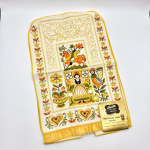 NOS Vintage Bucilla Provincial Flair Linen Appliance Cover