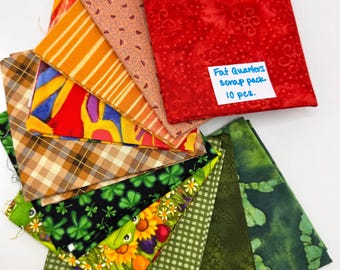 Quilt Fabric Destash Fat Quarter Bundle - Misc. Lot 2.5 yards