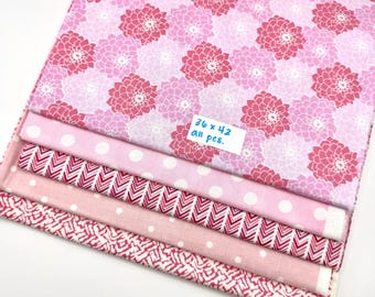 Quilt Fabric Destash - Pink Lot 5 yards (Measurements in photos)