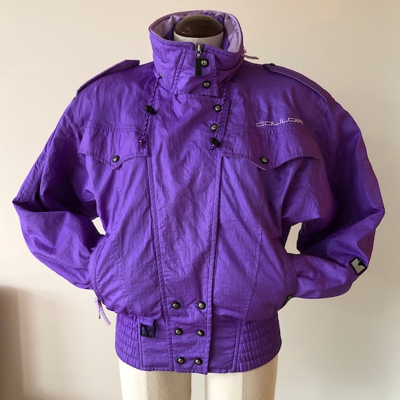 90s Vintage Couloir Ski Jacket / Womens Purple Ski