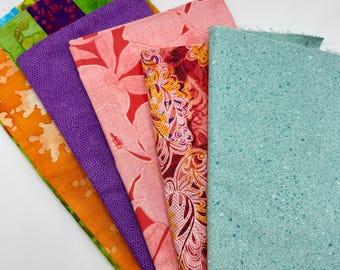 Quilt Fabric Destash - Mixed Lot (1.3 pounds - all cotton)