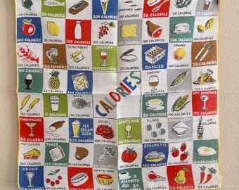 Vintage Calories Hankie - Diet Hankie