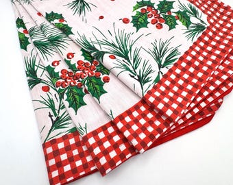 4 pc. Vintage Christmas Holidays Placemat Set