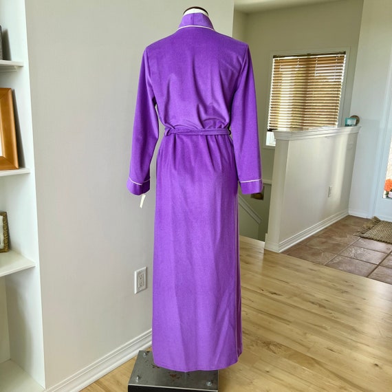 NOS Vintage Purple Robe by Sears / At Home Wear P… - image 3
