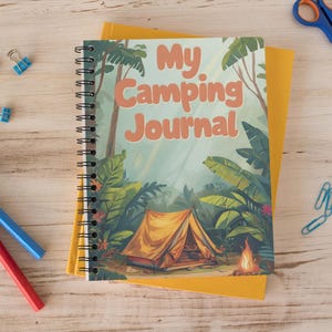 Mi diario de acampada: para niños amantes de la naturaleza. Diario de acampada y exploración de la naturaleza para niños.