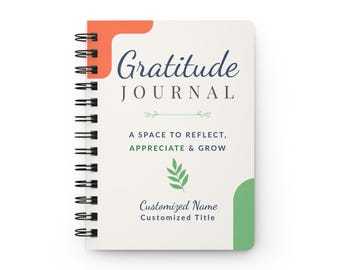 Custom Gratitude Journal - Personalized Customer Appreciation Gift