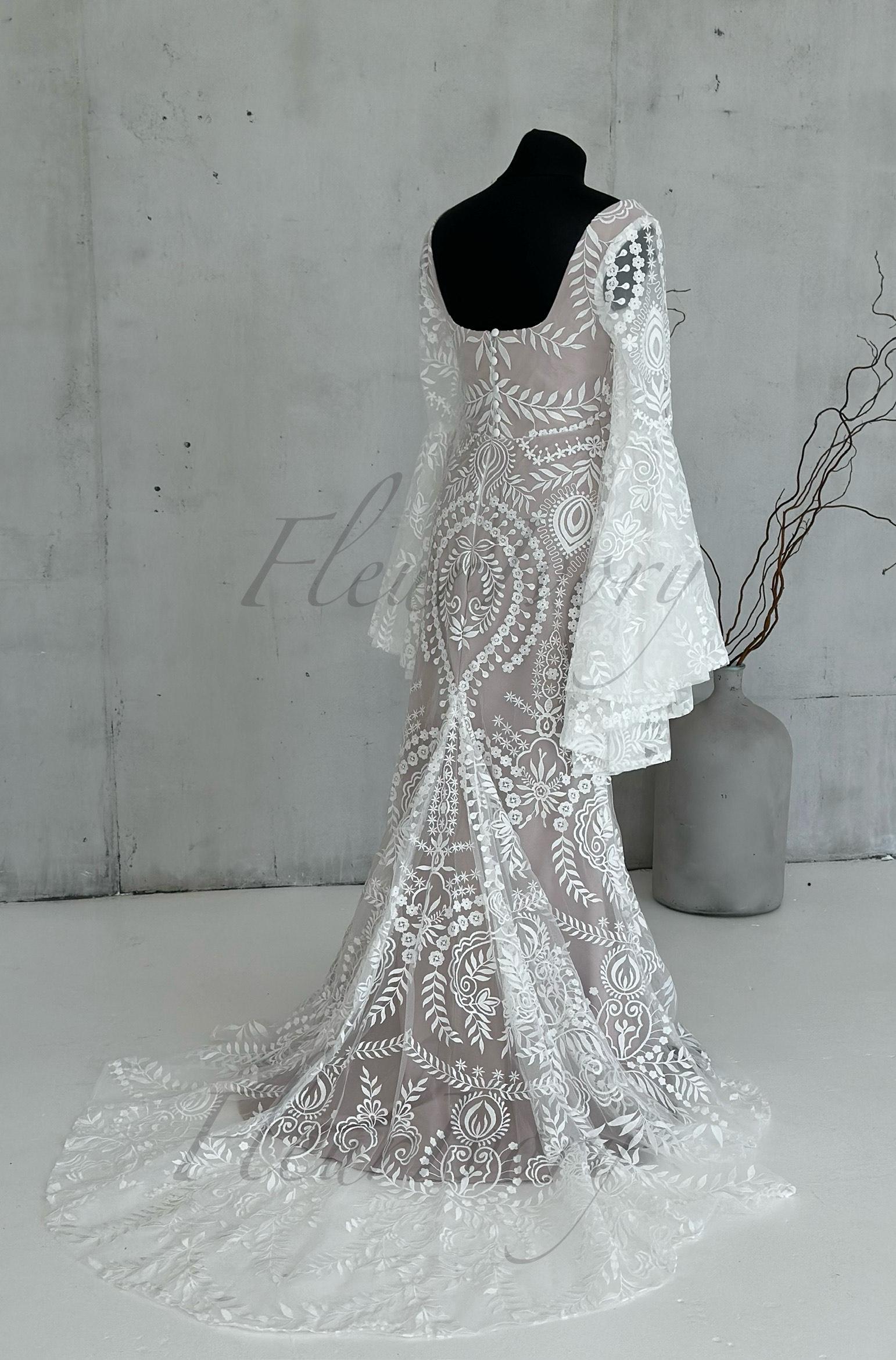 crochet mermaid dress 70s Crochet Mermaid Gown | XS-M