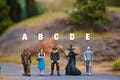 Miniature Figure Wizard of OZ Scale 1/64 or 1/87 for Diecast and Diorama product logo