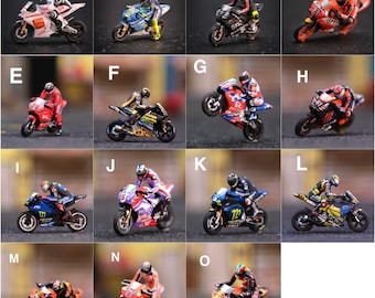 Miniature Figure MotoGP Scale 1/64 or 1/87 for Diecast and Diorama