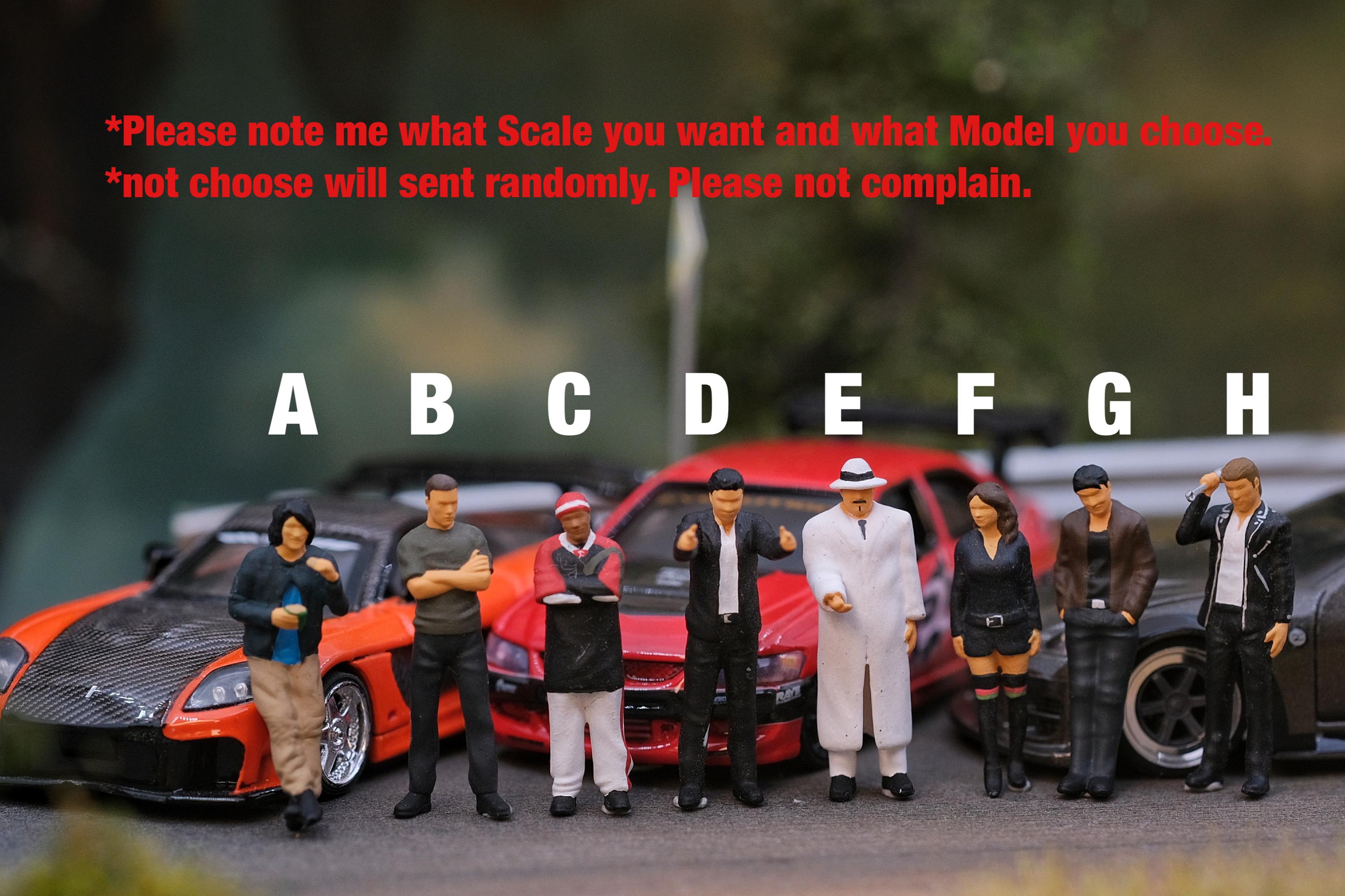 ミニチュアフィギュア ワイルド・スピード3 東京ドリフト スケール1/64