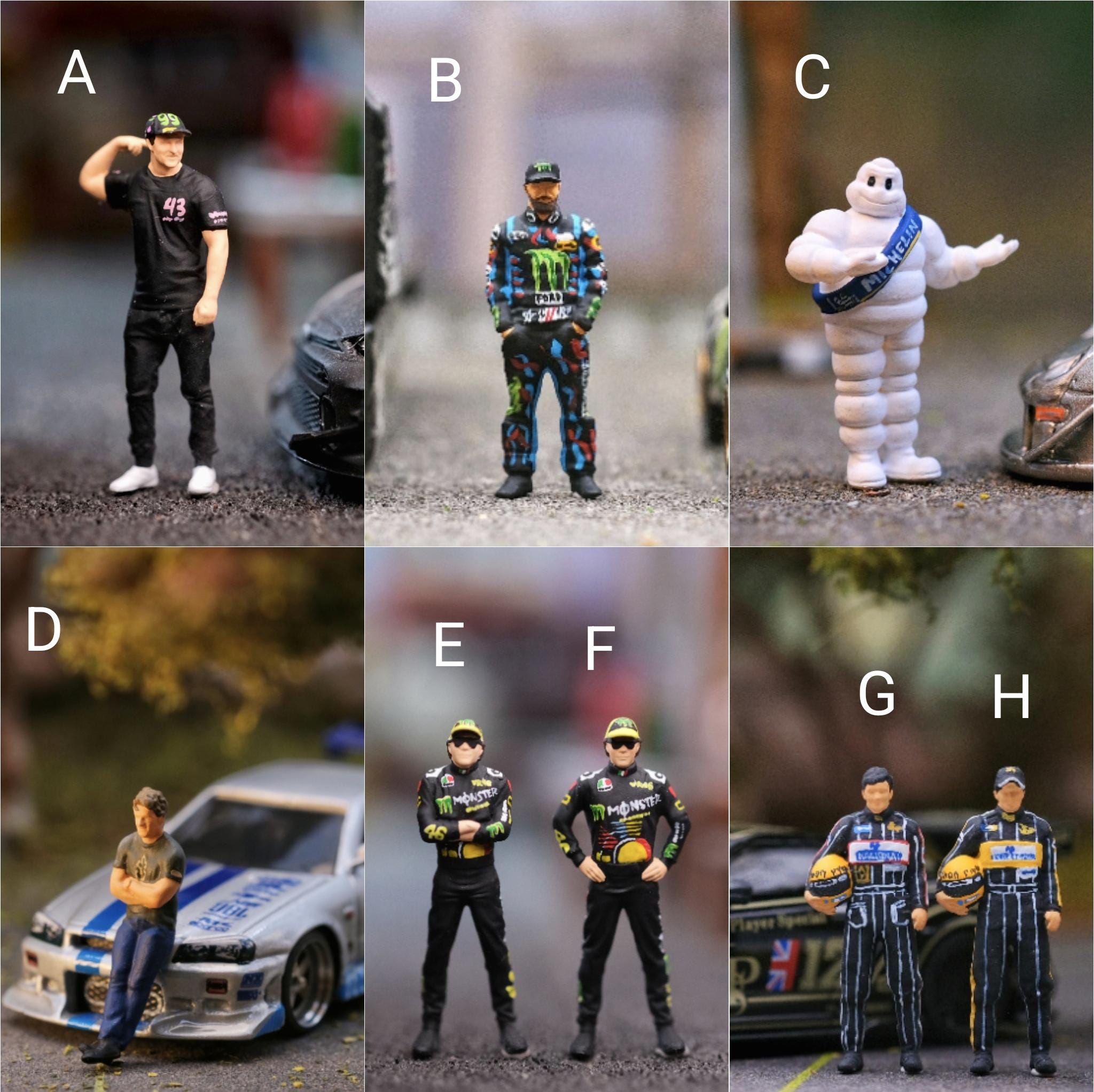 FIGURINE 1/18 PILOTE 2 WINNER F1 VROOM MINICHAMPS GP REPLICAS HOT WHEELS