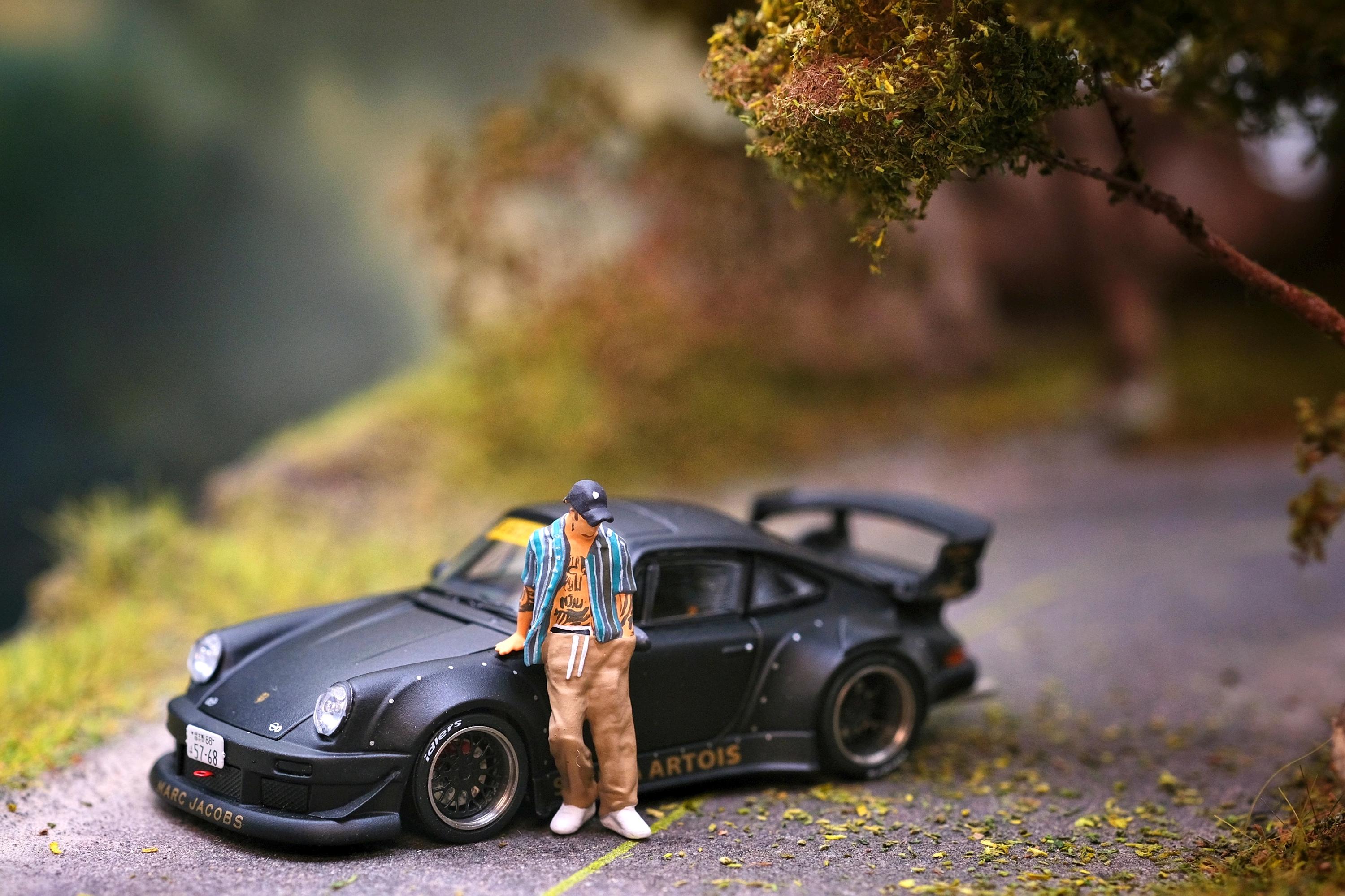 Figure Rapper/singer Miniature Figure Cosplay Singer and Rapper Scale 1/64 or 1/87 for ...