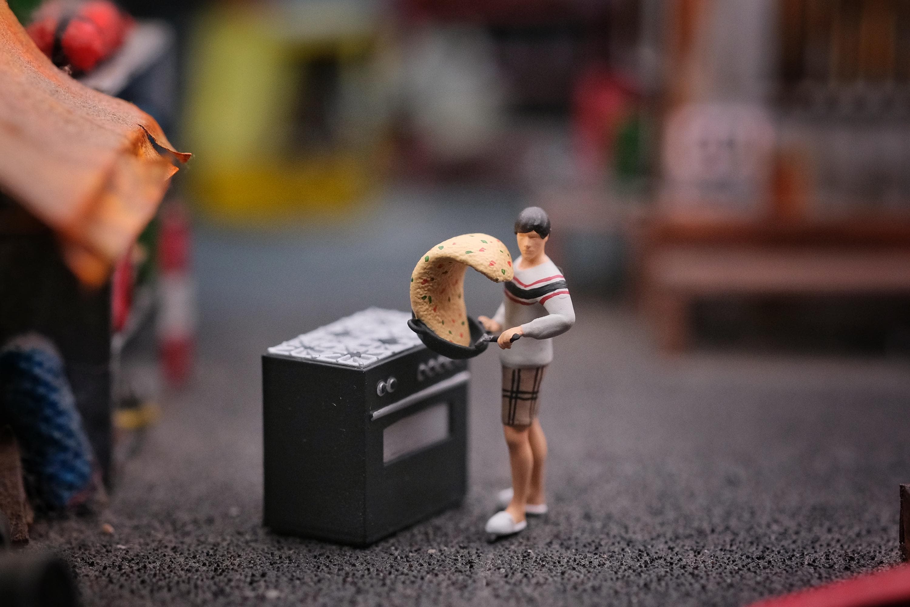 Miniature Figure Cooking Style Scale 1/64 or 1/87 for Diecast and ...