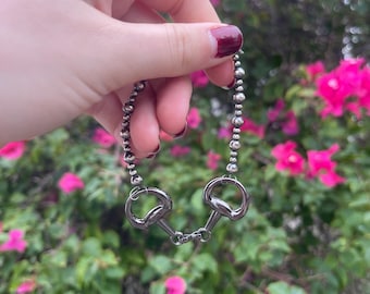 Horse Bit Navajo Inspired Pearl Bracelet