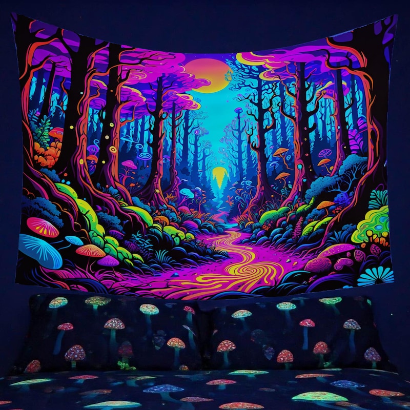 Psychedelic Tapestry Etsy