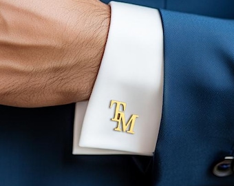 Custom Groomsmen Gifts,Personalized Groomsmen Cufflinks,Initial Cufflinks,Groomsmen Proposal Gifts, Wedding Cufflink,Best Man Gift