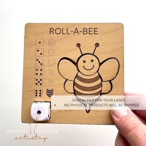 Roll-A-Bee SVG Laserspieldatei