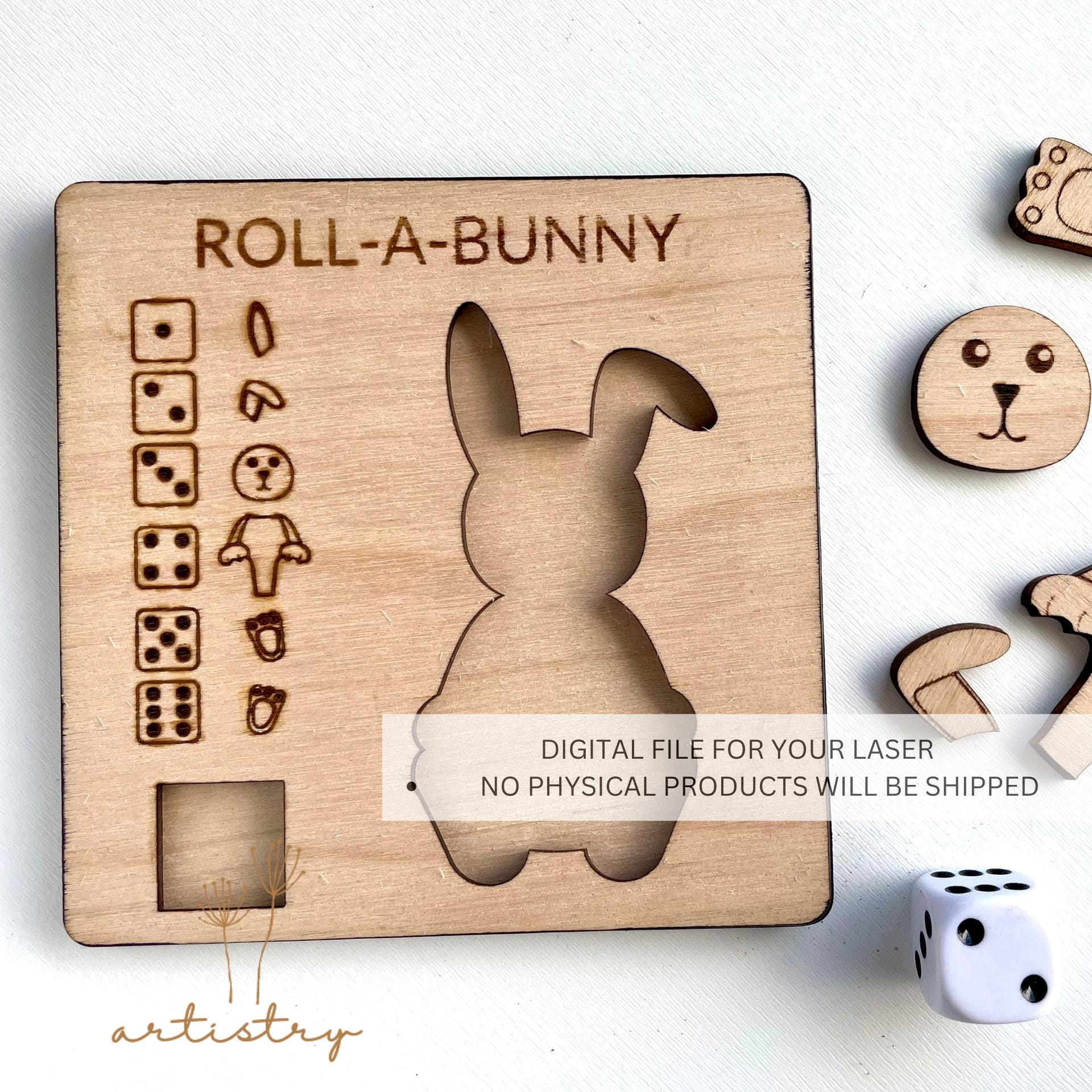 Roll-a-bunny SVG File - Etsy