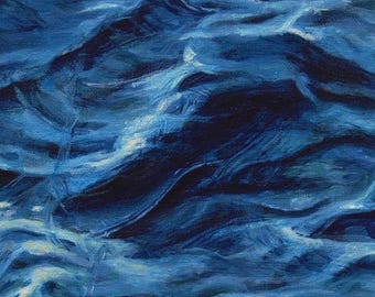 Ocean Blue - Giclée Print, Fine Art, Original Artwork, Impressionist, Multiple Sizes