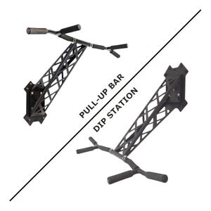 All in One, Pull Up Bar & Dip Station Adjustable Wall Mounted, Heavy Duty Home Gym, Power tower, Workout Station, Home gym equipment