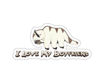 Appa I Love My Boyfriend sticker | Die Cut Sticker