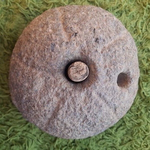 Old Stone Mill – Moroccan Artisanal Work – Jewish Cultural Heritage – Unique and Rare Piece