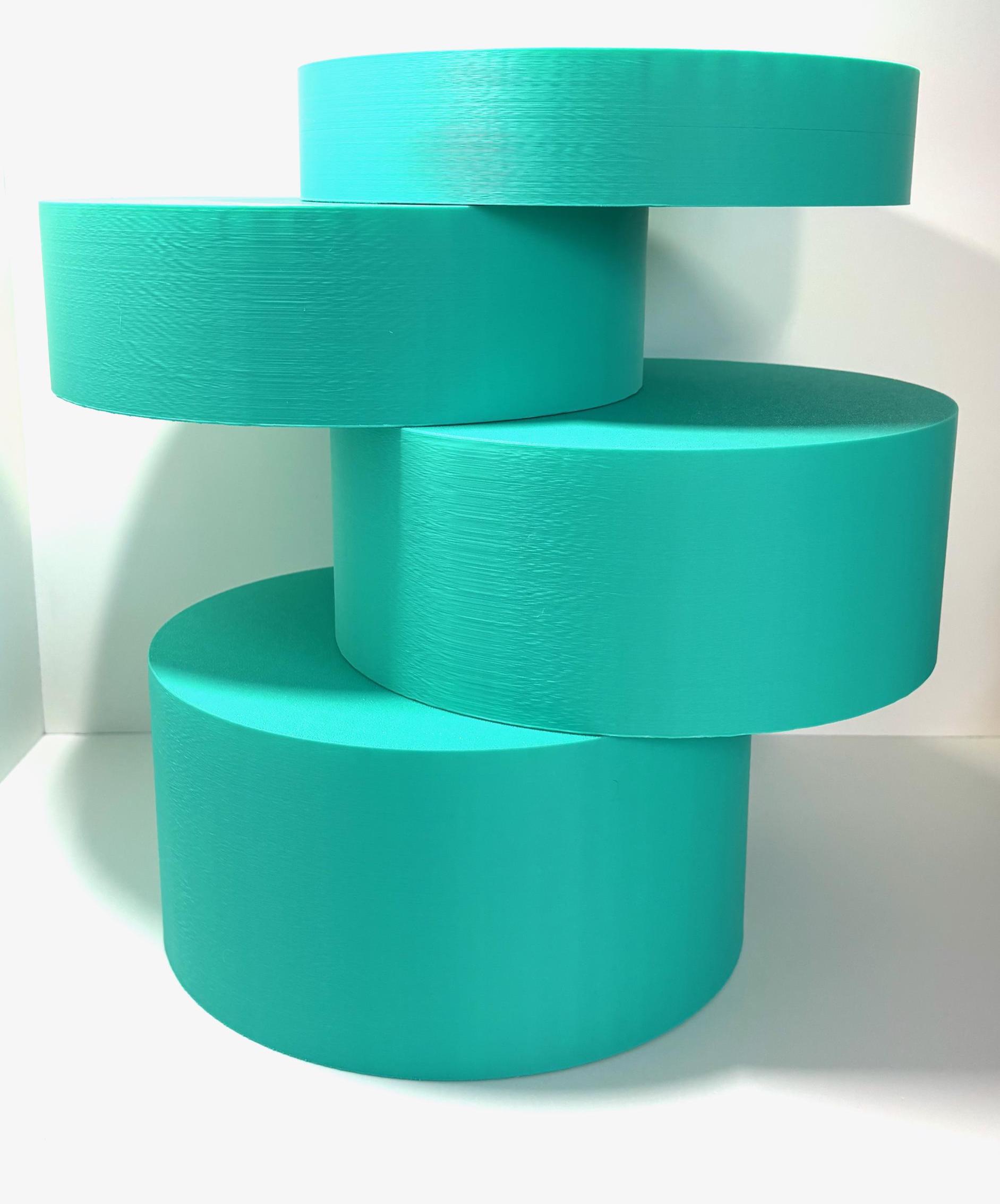 3D Printed Display Cylinders Set | Product Risers for Pop up Shop ...
