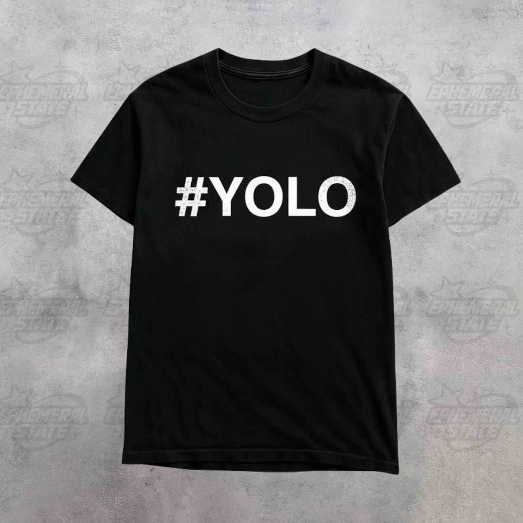 YOLO Graphic Tee – Heavyweight Cotton - Etsy